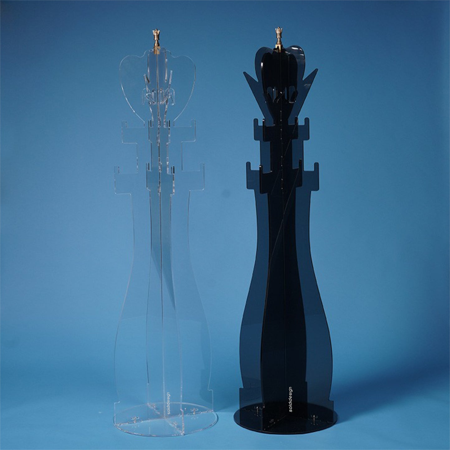 Royal Twin Noir Fumé - Porte-manteau design
