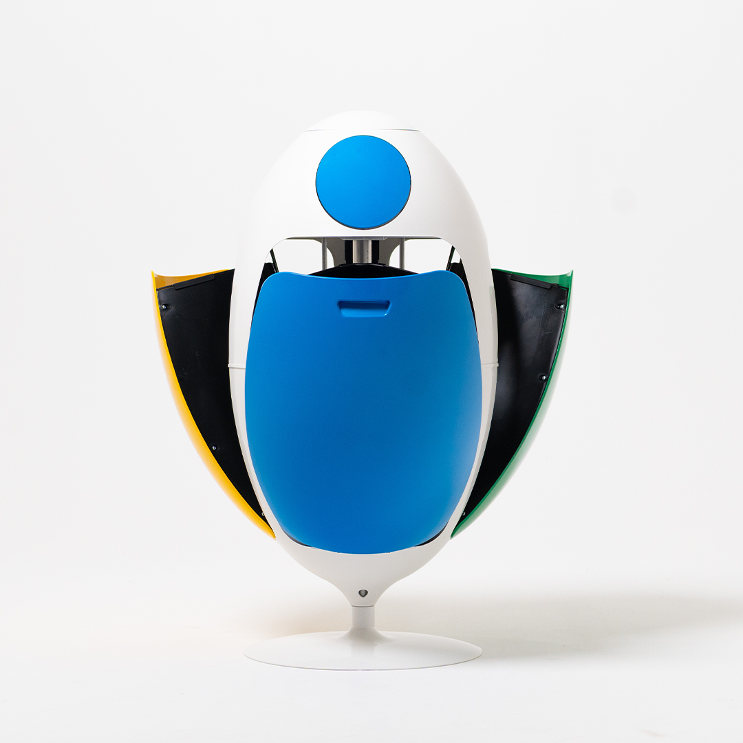 Ovetto ABS Amico - Pattumiera di design per la raccolta differenziata