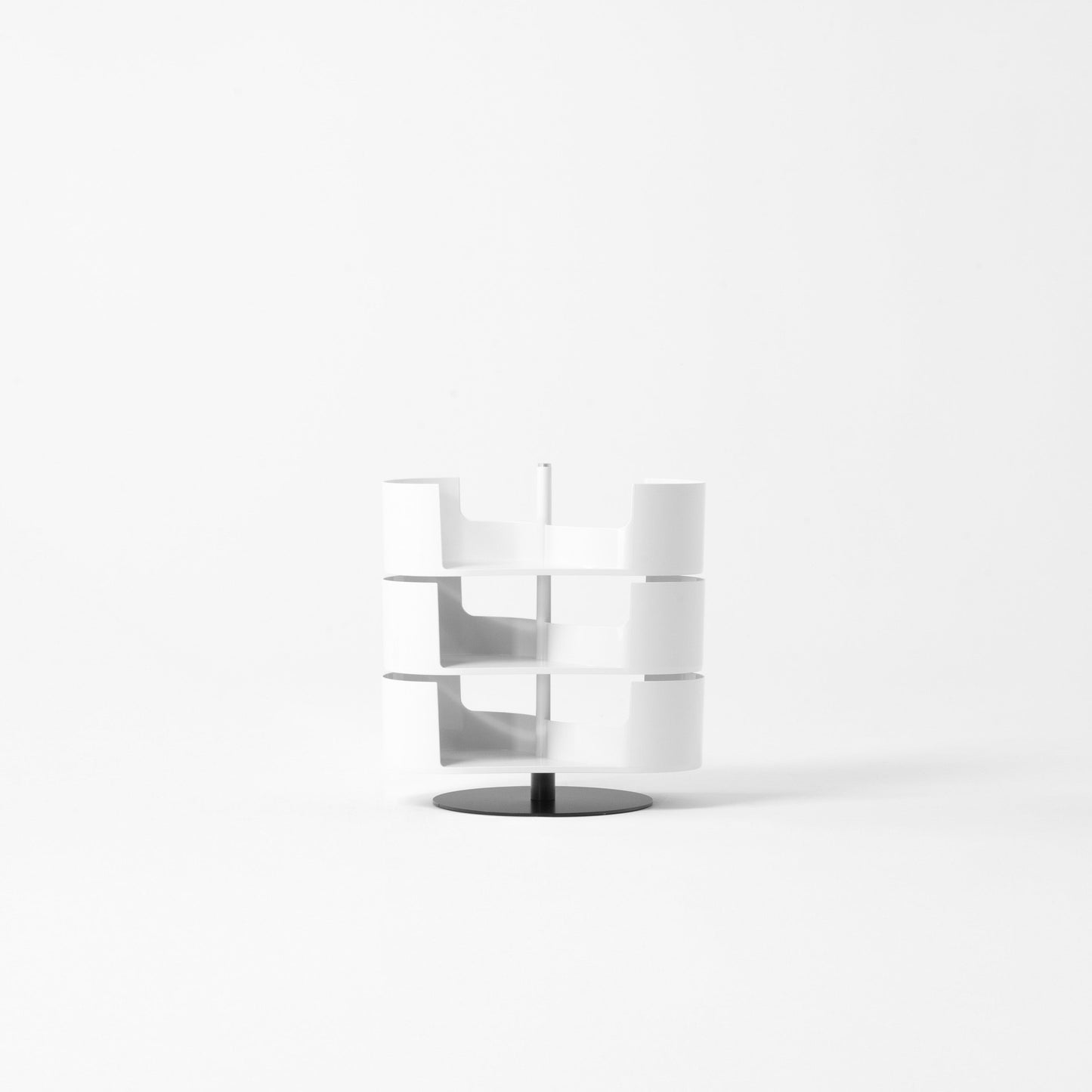 Set Ovetto ABS + Infinity White - Designer waste bin and shoe rack