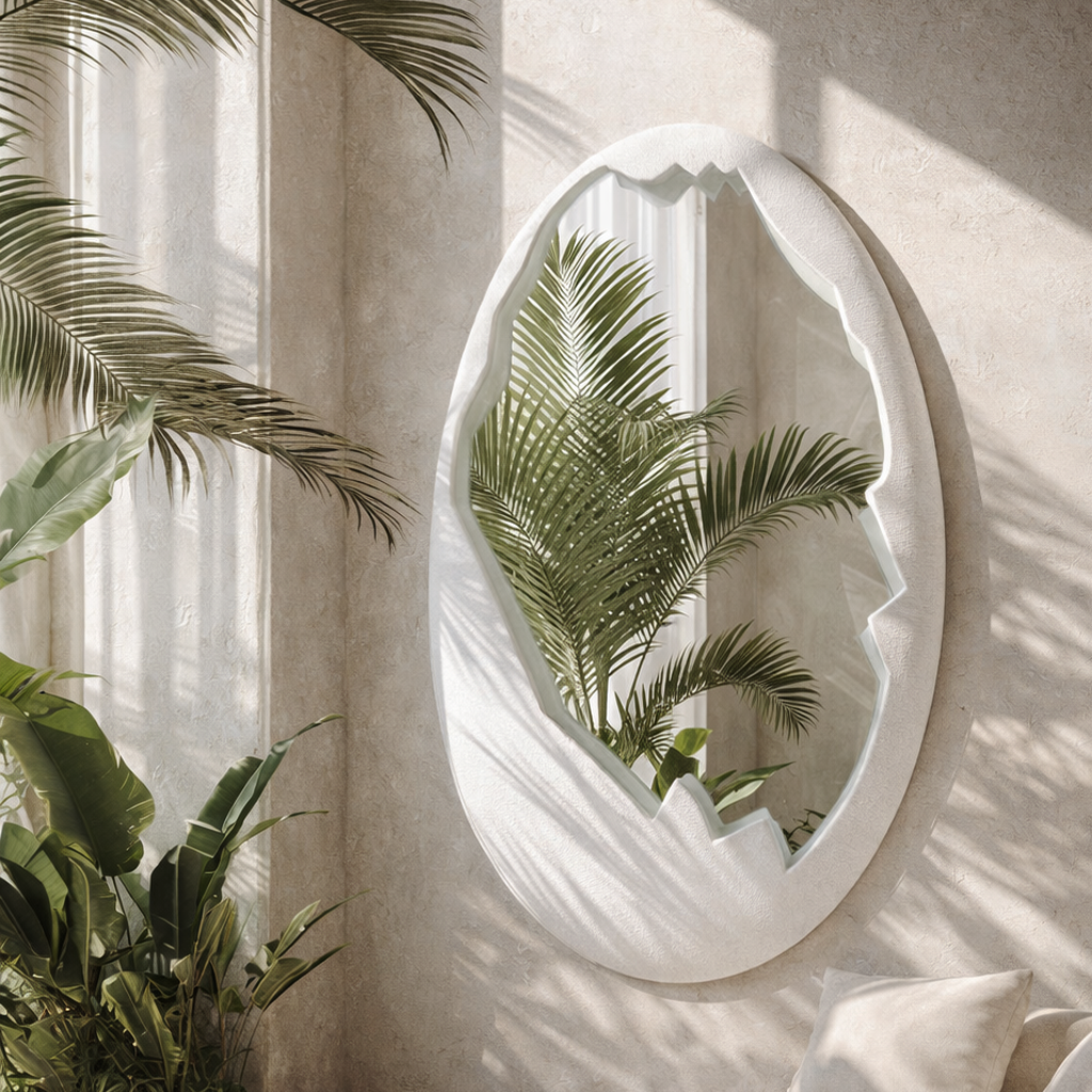 O-voilà White - Design Mirror