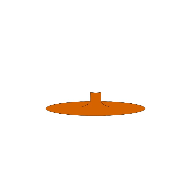 Piede linea Galà - Arancio - SoldiDesign