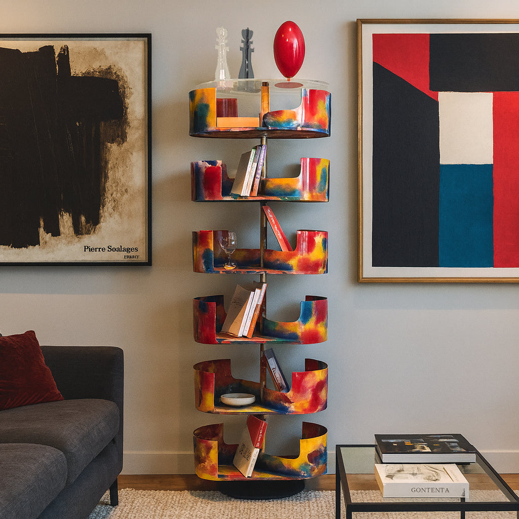 Infinity Graffiti Pop Art – Multifunktionales Design-Regal Limited Edition