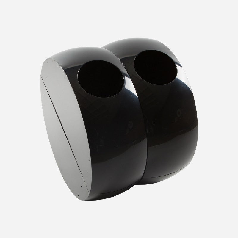 Sfera Modular SC2 ABS Natural Black - Pattumiera di design doppia - SoldiDesign