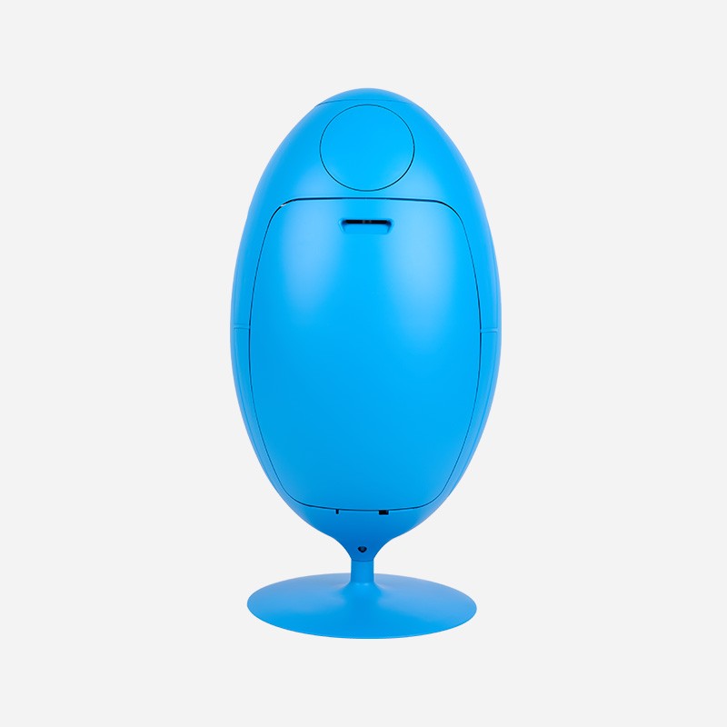 Ovetto galà blu opaco - Pattumiera di design - SoldiDesign