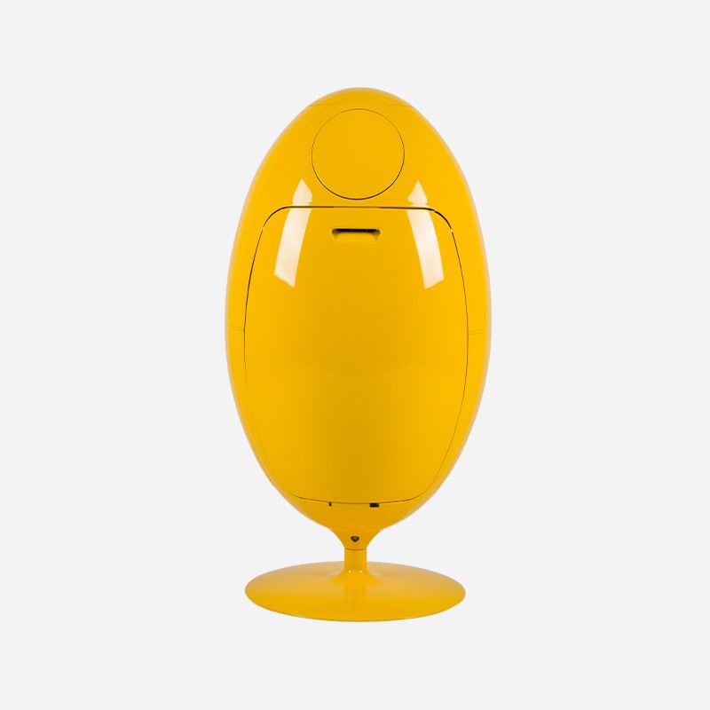 Soldi Design - Ovetto Galà giallo - contenitore differenziata di design