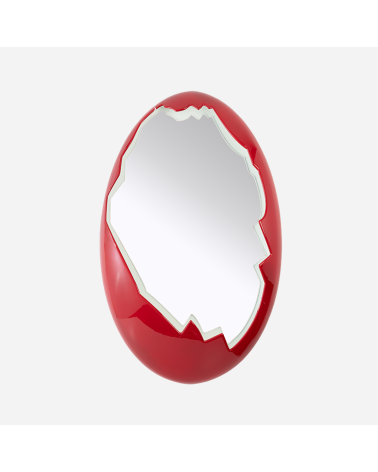 O-voila red - design mirror