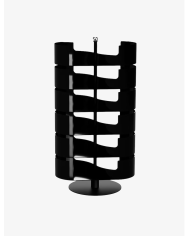 Infinity black - designer shoe rack