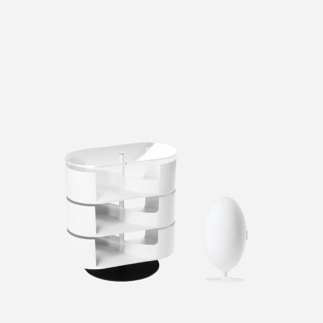 Set Infinity Table  + Lovino Bianco -  Tavolino e organizer di design