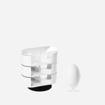 Set Infinity Table  + Lovino Bianco -  Tavolino e organizer di design