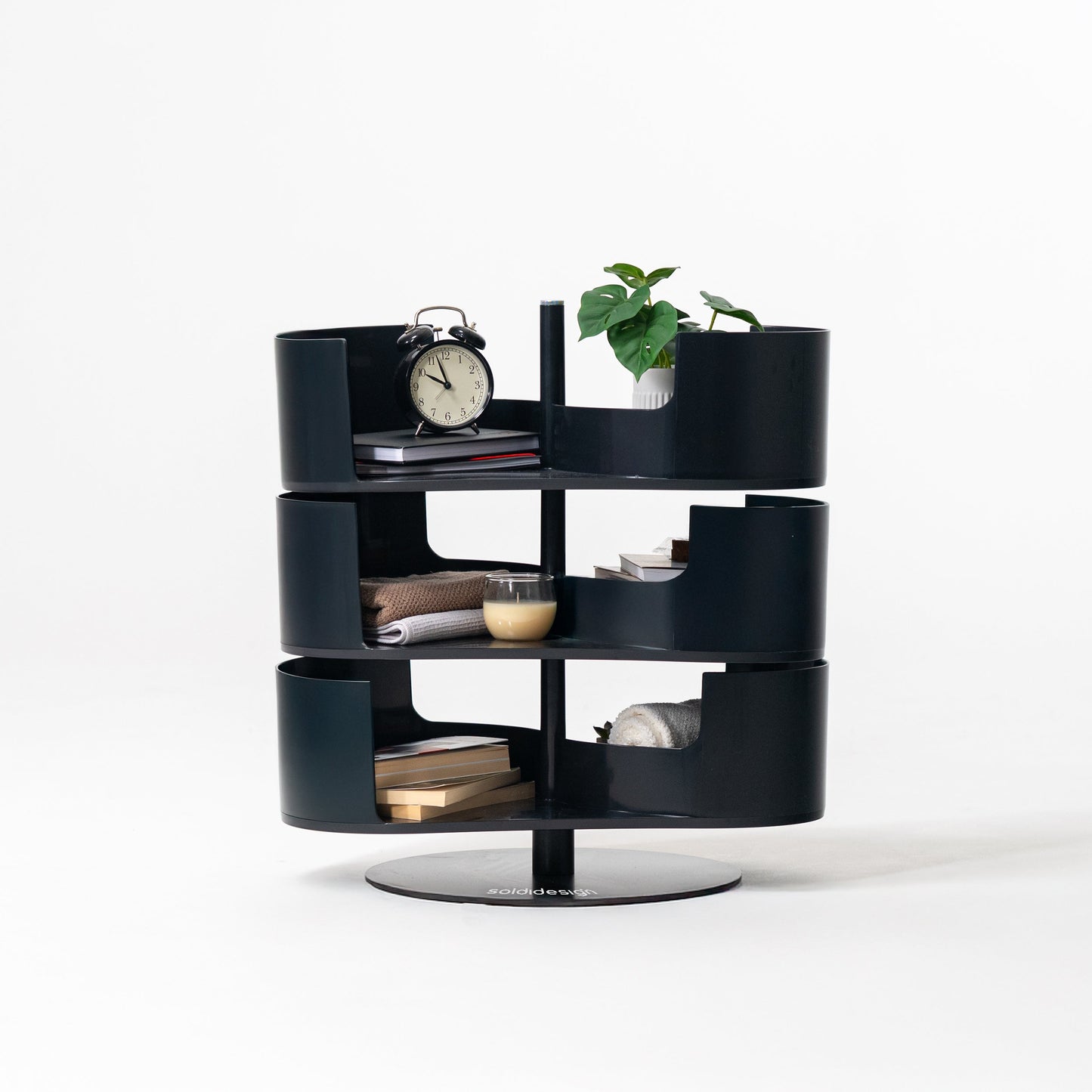 Infinity Black - Designer Shoe Rack