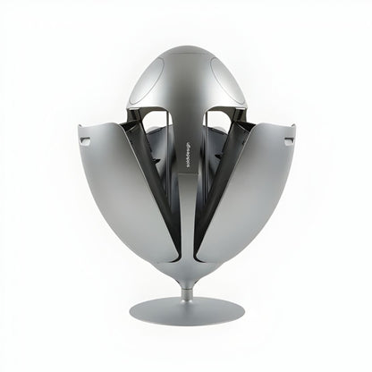 Ovetto Metal Aluminio Mate – Papelera de diseño para la separación de residuos