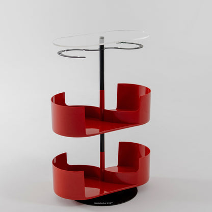 Infinity Bar Rosso - Mobile bar di design