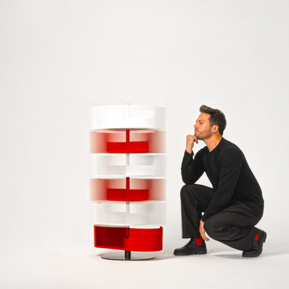 Infinity White - Designer Shoe Cabinet