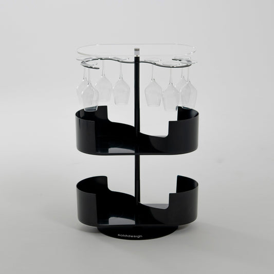 Infinity Bar Black - Designer Mobile Bar