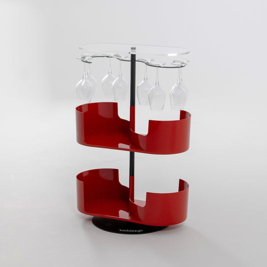 Infinity Bar Red - Designer Mobile Bar
