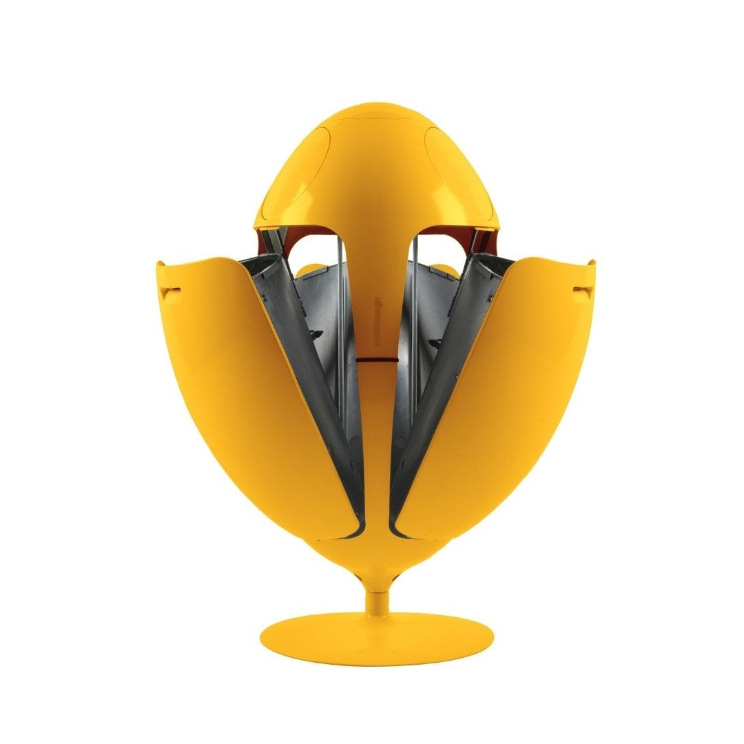 Yellow ABS Egg - Designer waste bin for recycling