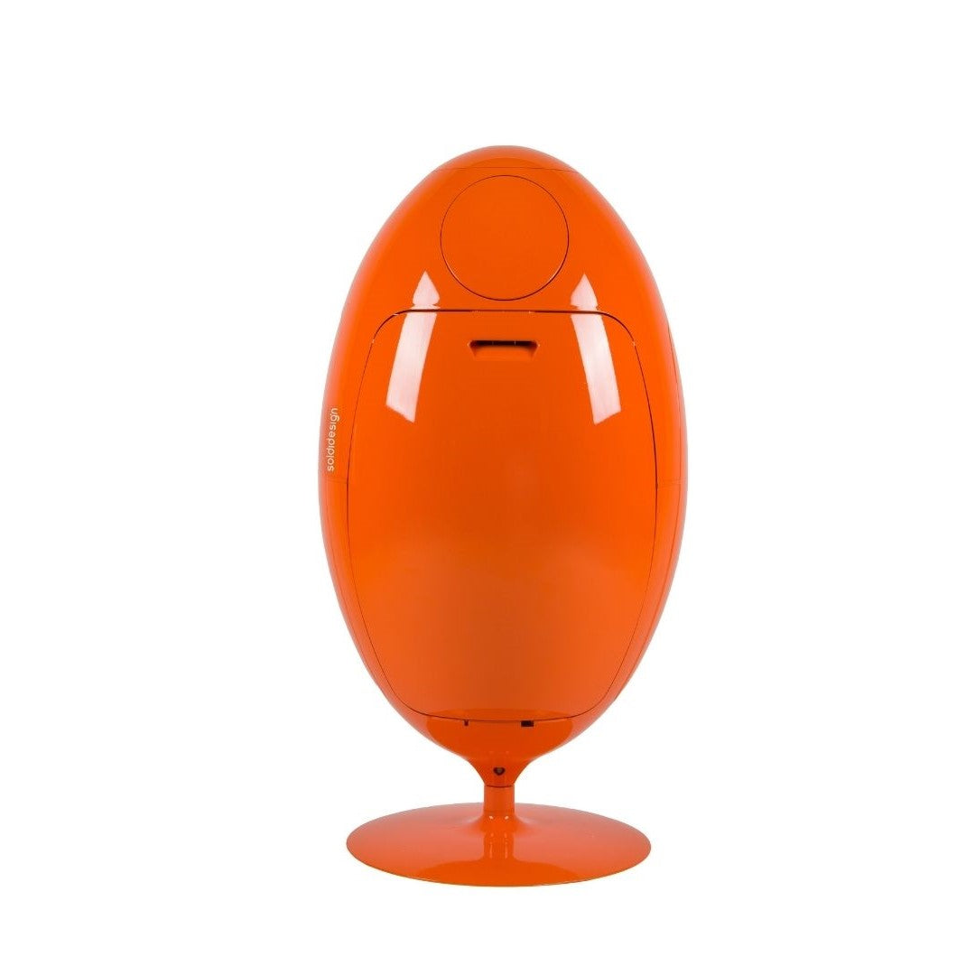 Ovetto Galà Arancio Lucido - Pattumiera di design per la raccolta differenziata