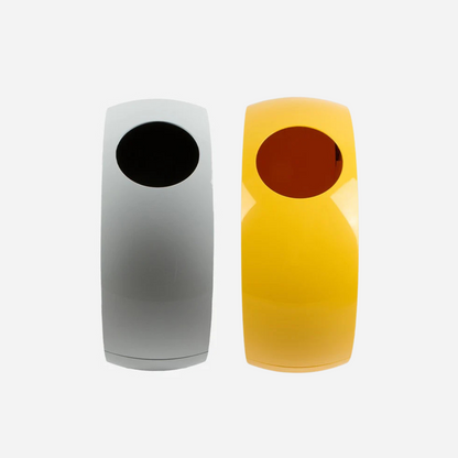 Set Buc Bianco/Giallo - Cesto portabiancheria di design