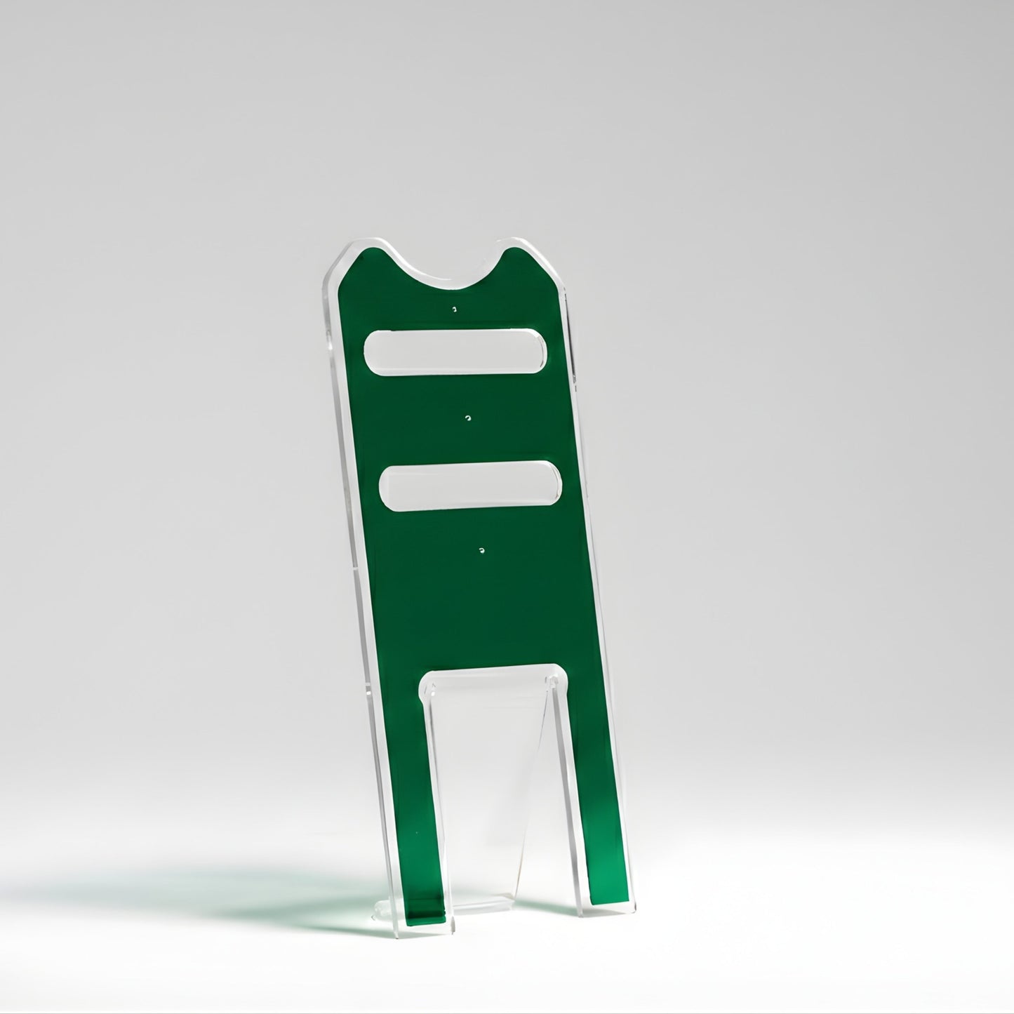 Silhouette Trasparente con Layer Verde - Servetto di design