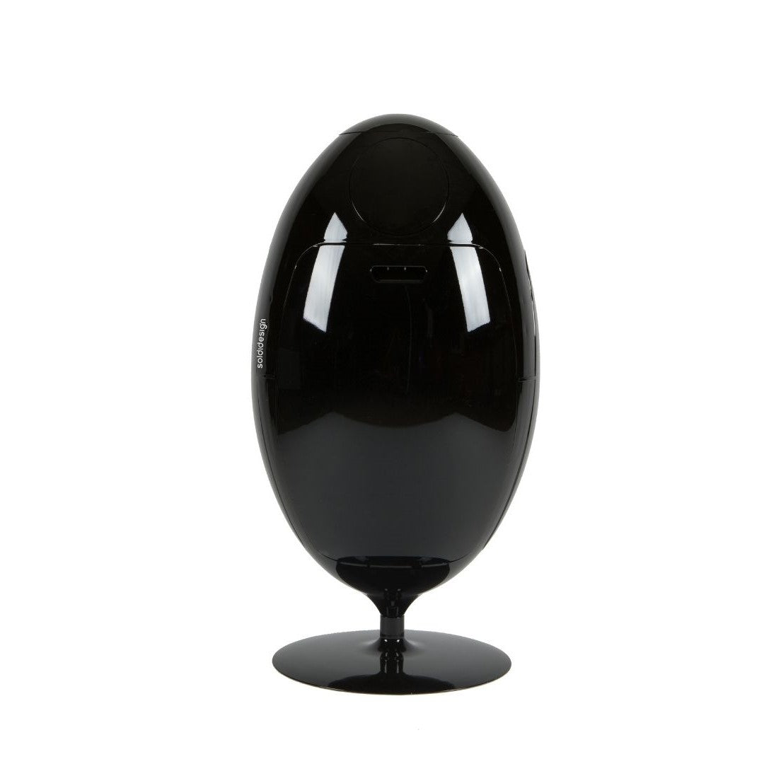 Set Ovetto Galà + Infinity Nero -  Pattumiera e scarpiera di design