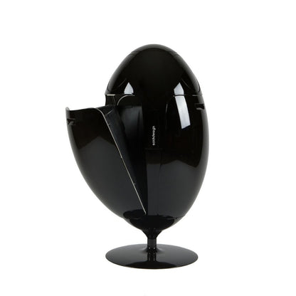 Ovetto Galà Nero Lucido - Pattumiera di design per la raccolta differenziata