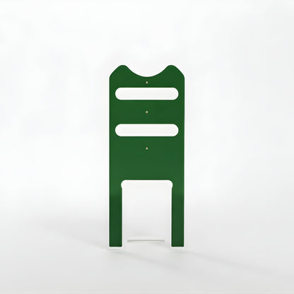 Silhouette Trasparente con Layer Verde - Servetto di design