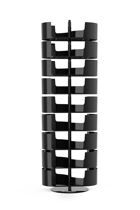 Infinity Black - Designer Shoe Rack