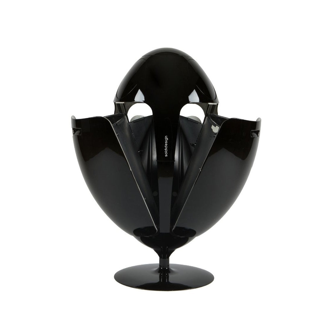 Ovetto Galà Nero Lucido - Pattumiera di design per la raccolta differenziata