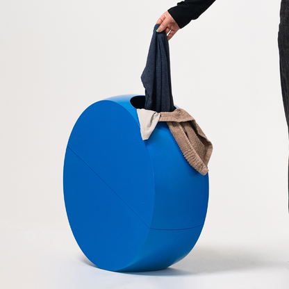 Buc Azzurro - Cesto portabiancheria di design