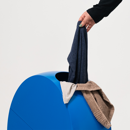 Buc Azzurro - Cesto portabiancheria di design