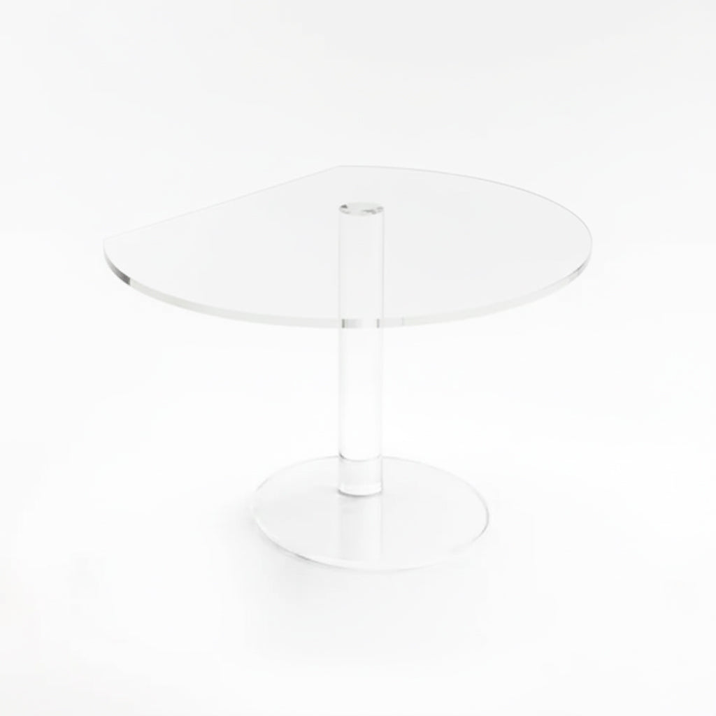 Kaleido Round Trasparente - Tavolino di design