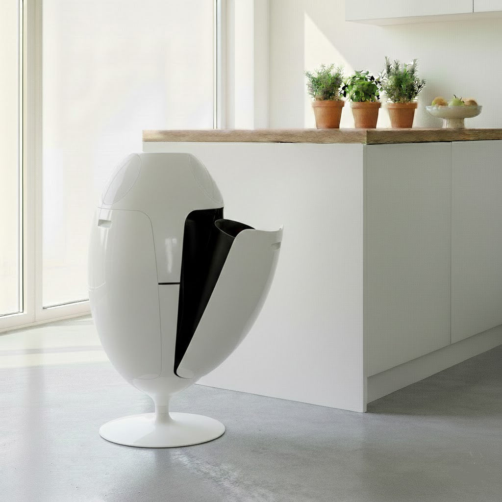 Ovetto Lacoque Blanc – Poubelle de recyclage
