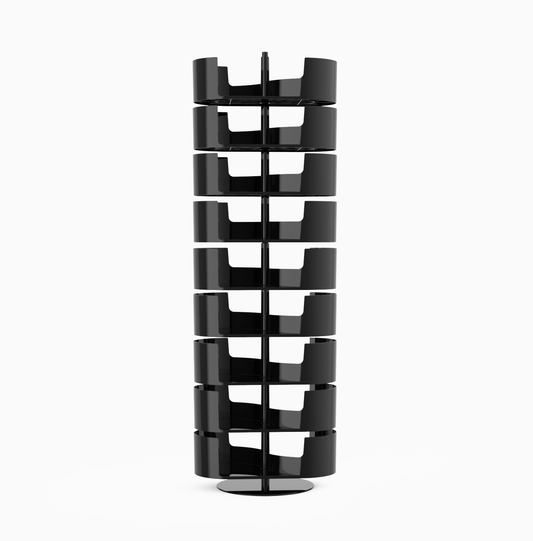 Infinity Black - Designer Shoe Rack