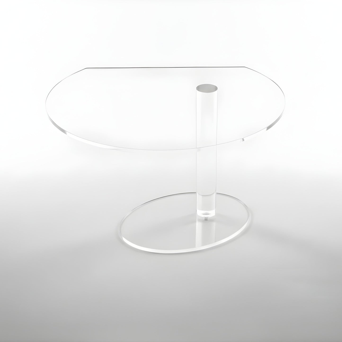 Kaleido Round Trasparente - Tavolino di design