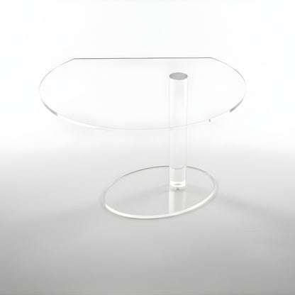 Kaleido Round Trasparente - Tavolino di design