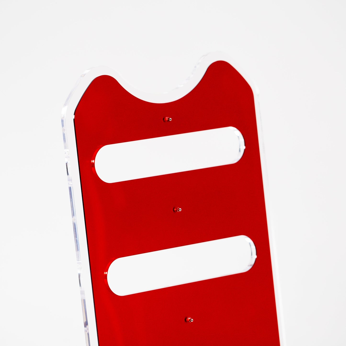 Silhouette Trasparente con Layer Rosso - Servetto di design