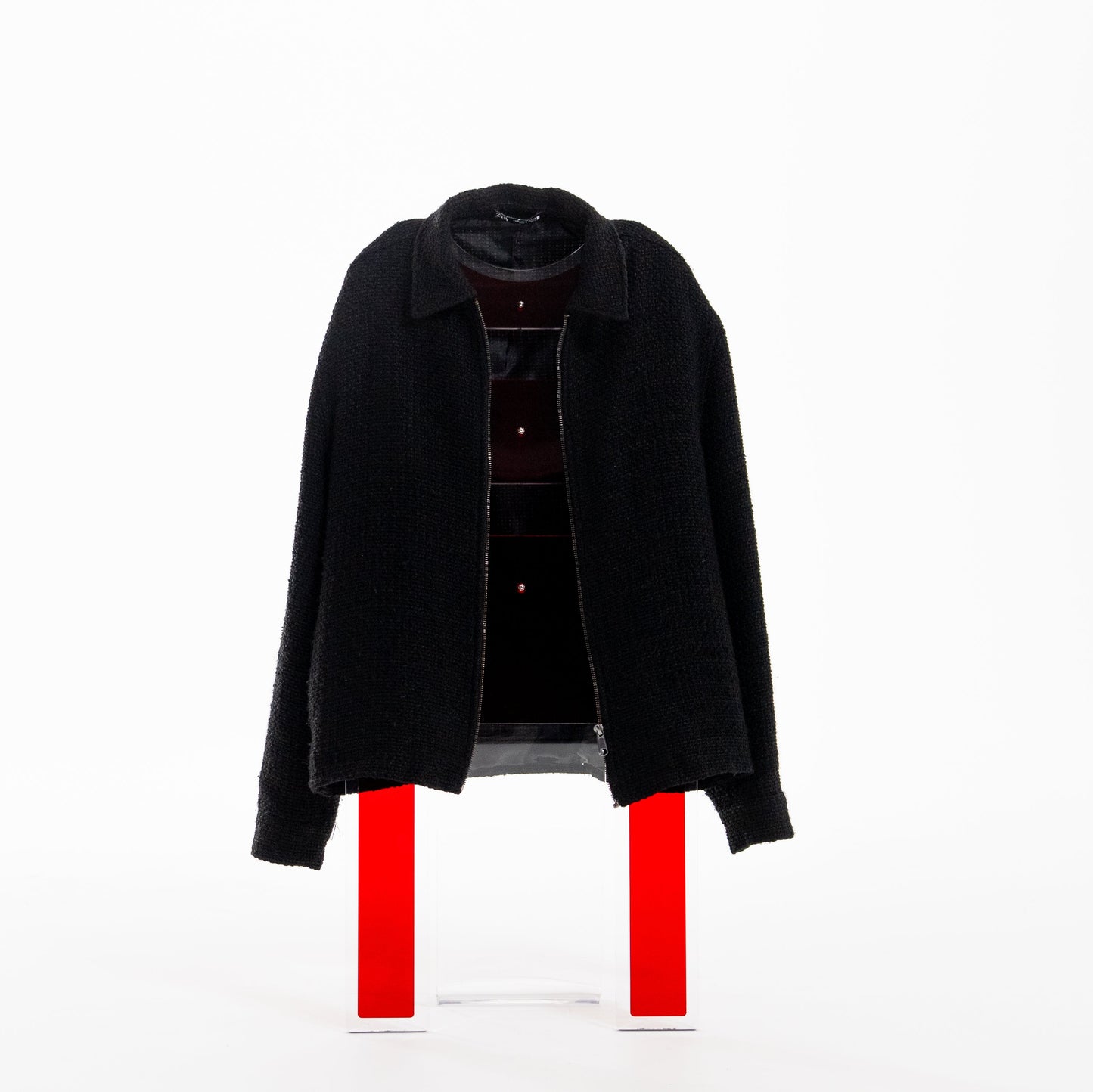 Silhouette Trasparente con Layer Rosso - Servetto di design