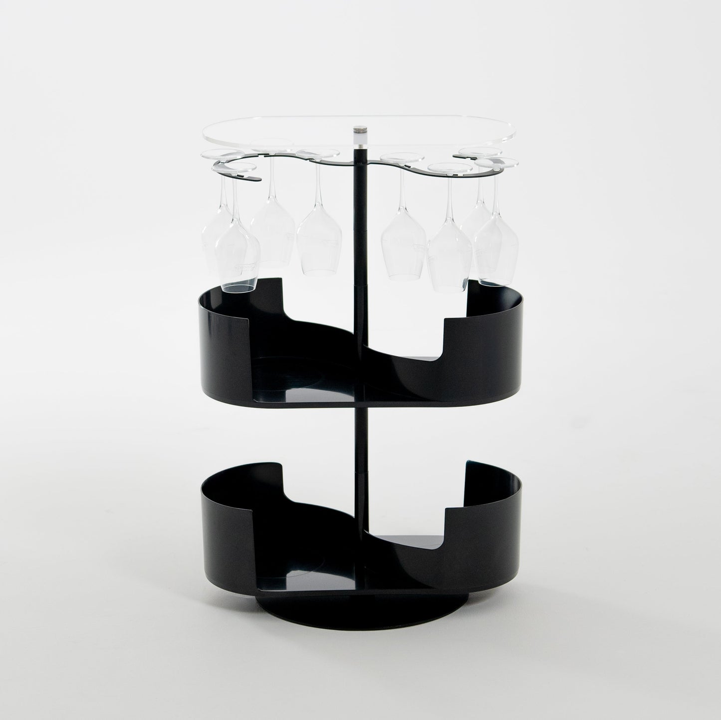 Infinity Bar Nero - Mobile bar di design