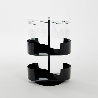 Infinity Bar Nero - Mobile bar di design