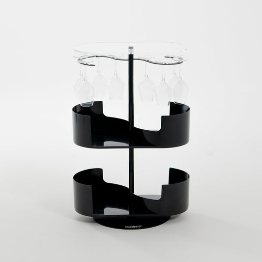 Infinity Bar Black - Designer Mobile Bar