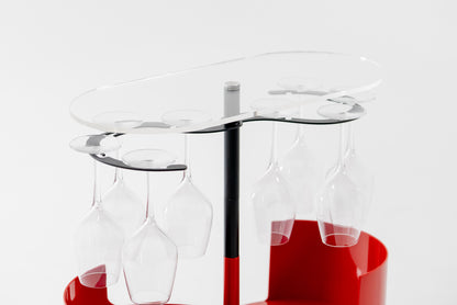 Infinity Bar Rosso - Mobile bar di design