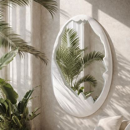 O-voilà Weiß – Design-Spiegel