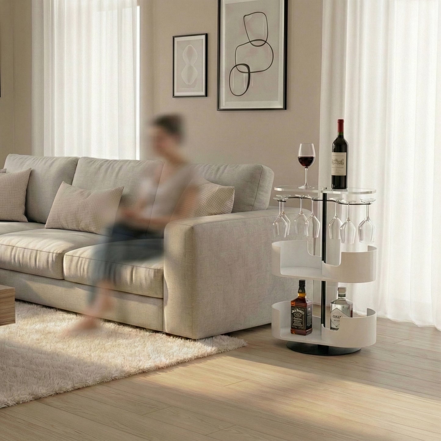 Infinity Bar Blanco - Mueble bar de diseño