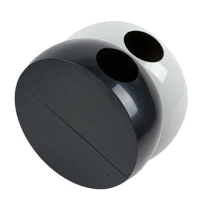 Set Buc Bianco/Nero - Cesto portabiancheria di design