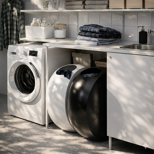 Set Buc Bianco/Nero - Décoration portable avec design