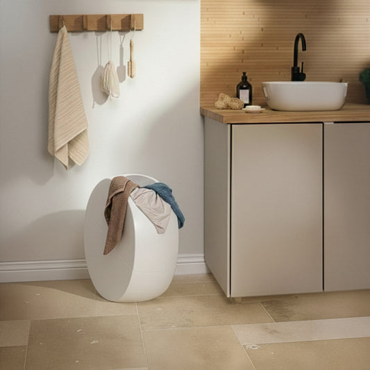 Buc Weiß- Design-Wäschekorb