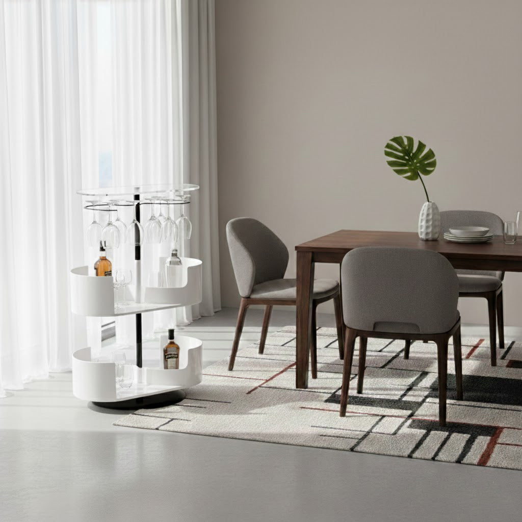 Infinity Bar Blanc - Meuble bar design