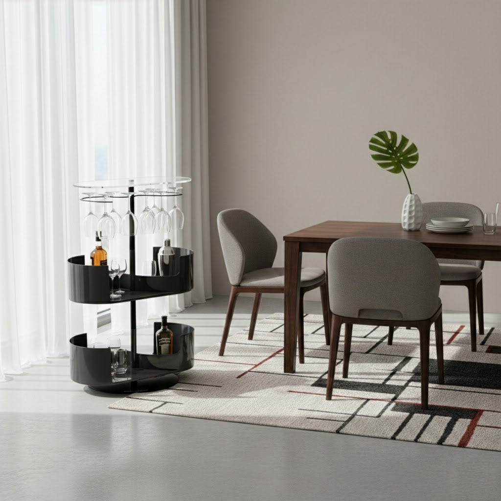 Infinity Bar Noir - Meuble bar design