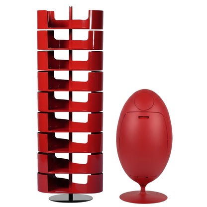 Set Ovetto Galà + Infinity Rosso -  Pattumiera e scarpiera di design