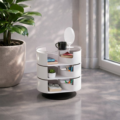 Set Infinity Table + Lovino Weiß – Design-Tisch und Organizer